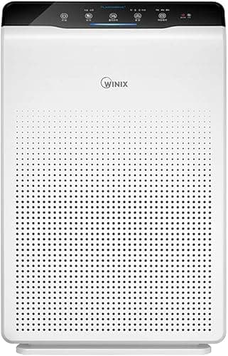Winix Purificateur d'air Zero, CADR 390 m³/h, (jusqu'à 99m²) HEPA H13 et Technologie PlasmaWave. Réduit à 99,999% pour Les Salons et Bureaux, Blanc