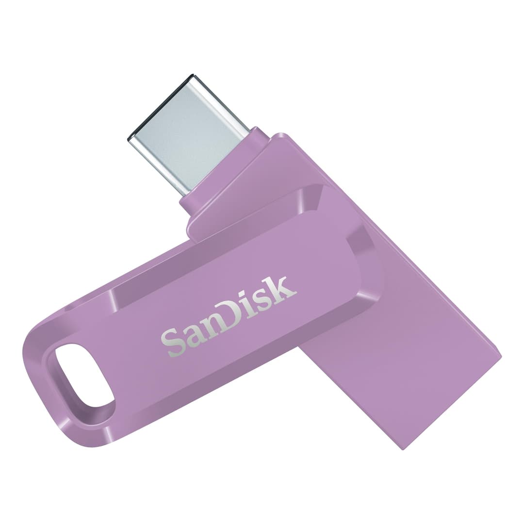 SanDisk Ultra Dual Drive Go USB Type-C Flash Drive 128GB (Memory stick up to 400 MB/s speeds, reversible Type-C & Type-A connectors for Android Smartphone, Tablets and Mac) Lavender
