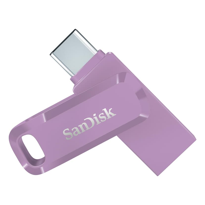 SanDisk Ultra Dual Drive Go USB Type-C Flash Drive 128GB (Memory stick up to 400 MB/s speeds, reversible Type-C & Type-A connectors for Android Smartphone, Tablets and Mac) Lavender - 1