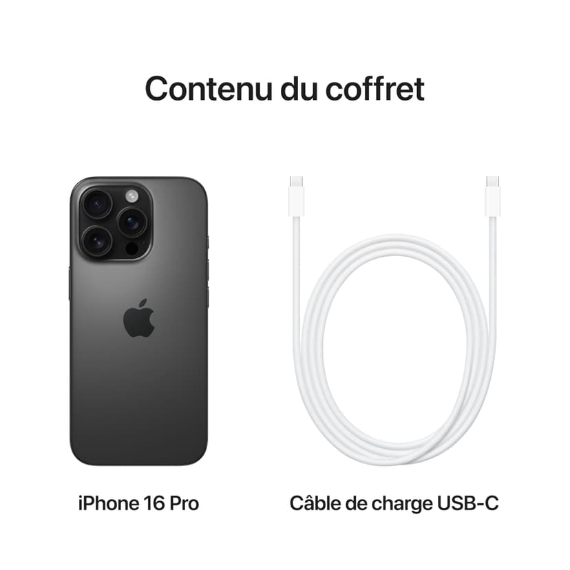 Apple iPhone 16 Pro (256GB) - Black Titanium - 6