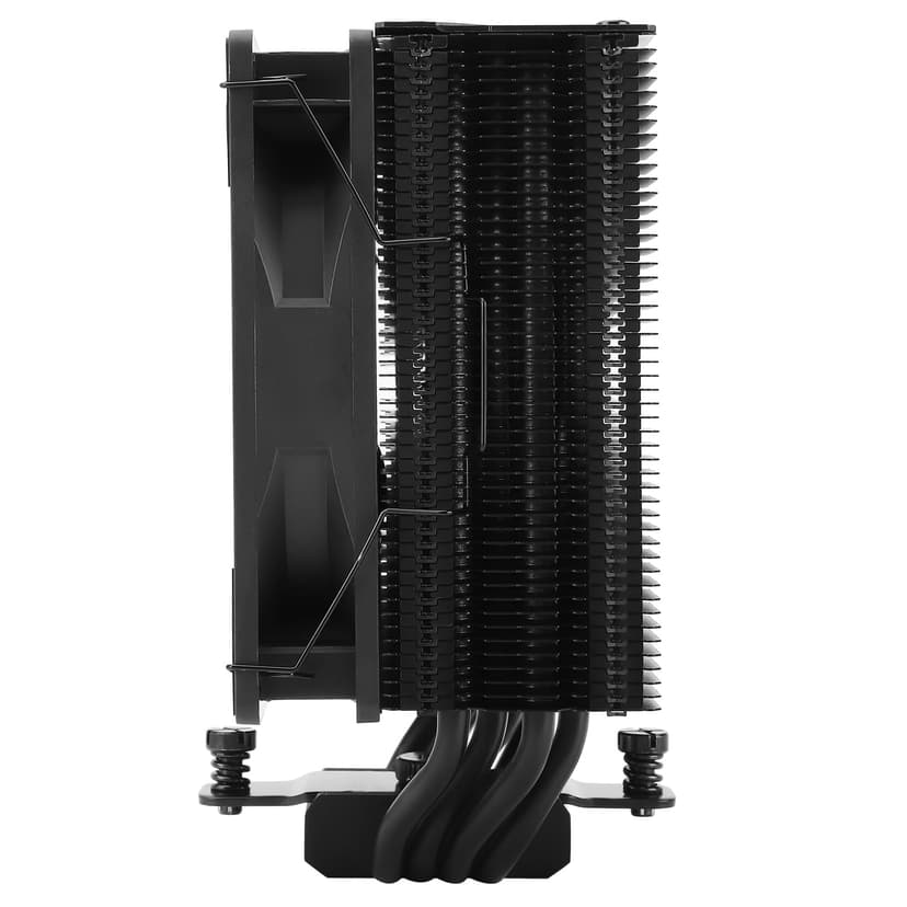 Thermalright Assassin Spirit 120 EVO CPU Cooler, 4 Heat Pipes, 12 cm, Speed 1850 RPM, Black, PWM Fan, Quiet, AMD, AM4, AM5, and Intel 1700, 1150, 1200 - 8