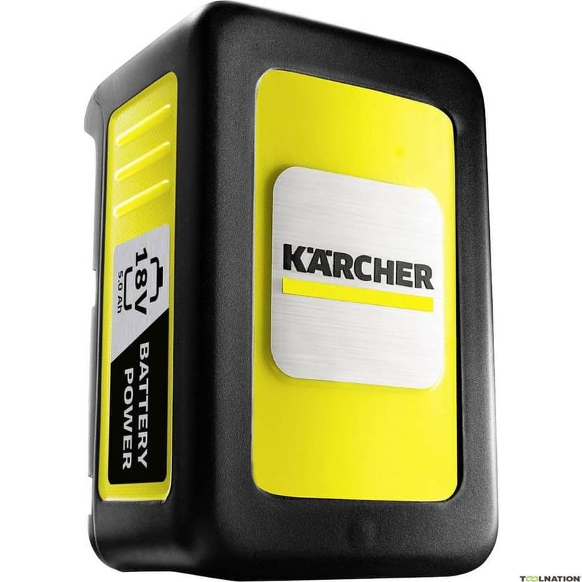Kärcher 2.445-035.0 18 V / 5.0 Ah Rechargeable Battery, Black, Yellow, 95.0 mm*96.0 mm*142.0 mm - 3