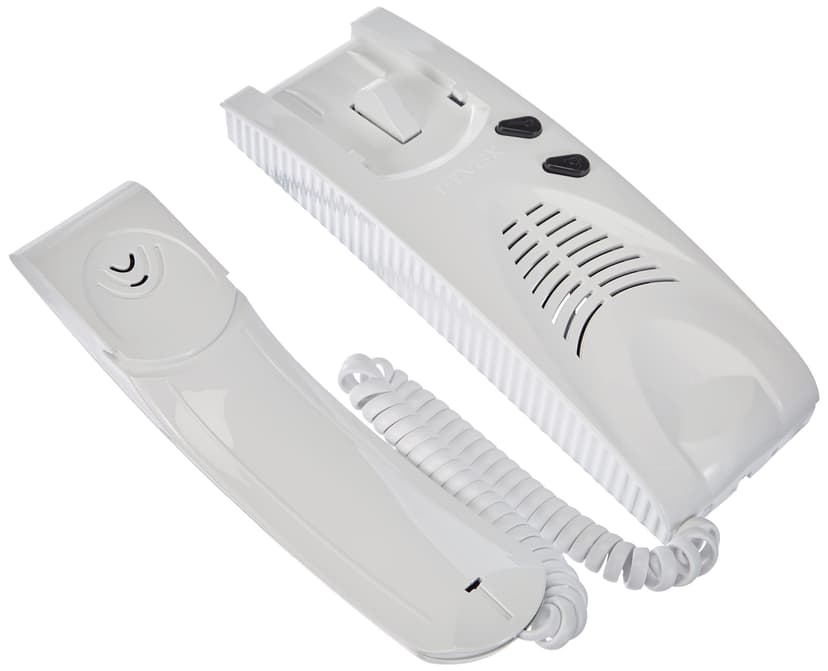VIMAR 885G Intercom System, Door Entry Kit for One-Family, with 4+1-Conductor Connection, Contains Cover Plate with 1 Button, Electronic Unit, Wall-Mounted Interphone, Transformer, white - 2