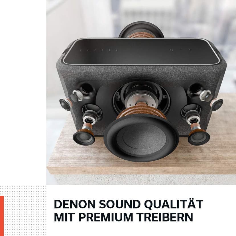 Denon Home 150 Multiroom Speakers, HiFi Speaker with HEOS Built-in, Wi-Fi, Bluetooth, USB, AirPlay 2, Hi-Res Audio, Alexa-Compatible - 4