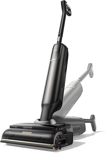 MOVA M50 Ultra Wet/Dry Vacuum Cleaner with Three Piece Coverage, 22,000Pa, 0 Space, Robot Arm, World's First Foldable, Extendable Handle, Smart Forward/Reverse Sliding Power System