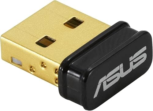 ASUS USB-BT540 Bluetooth Adapter, Bluetooth 5.4 Dongle, Supports Up to 7 Device Connections, Ultra-Compact Design, EDR & BLE, LE Audio, Compatible with Windows 11/10 & Linux for Desktop and Laptop