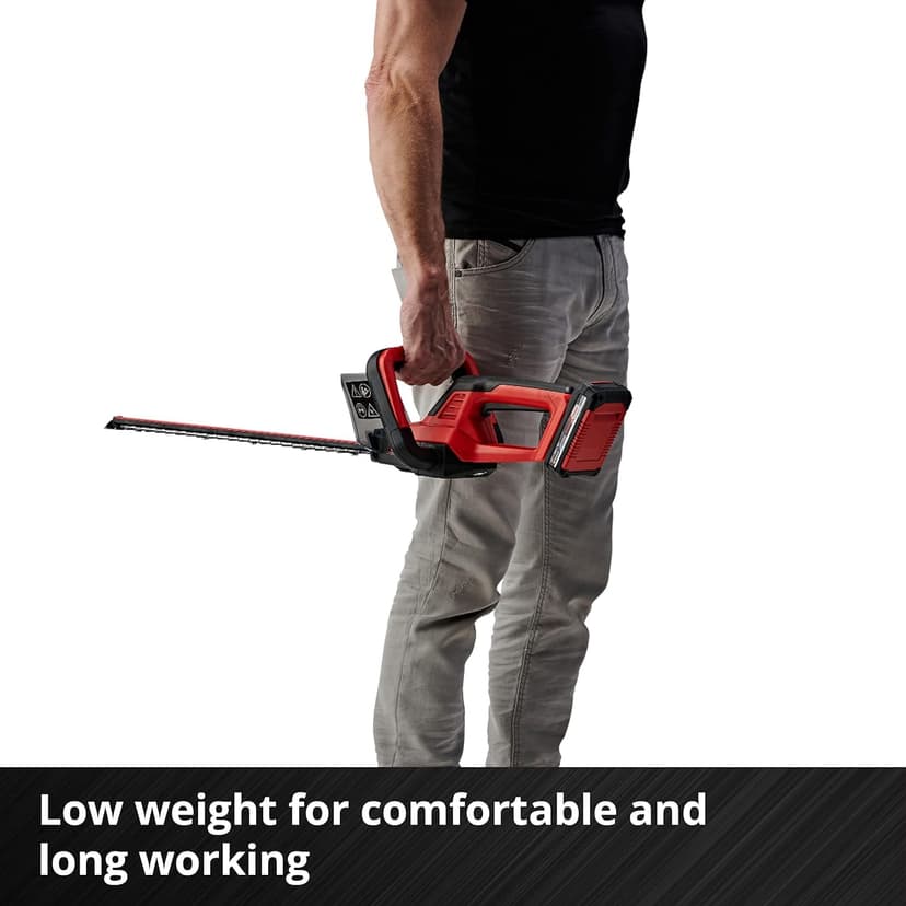Einhell Cordless Hedge Trimmer 18V Power X-Change, 40cm (16 Inch), Lightweight, Laser-Cut Diamond-Ground Steel Blades, incl. Quiver, Without Battery GC-CH 18/40 Li Solo - 9