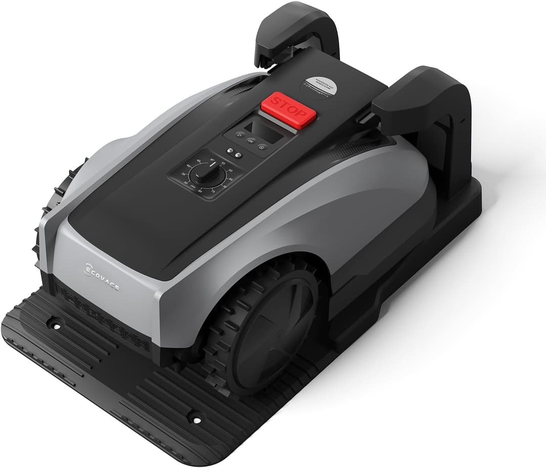 ECOVACS GOAT O600 RTK Robot Lawn Mower, Lidar-Enhanced RTK+Vision Navigation, Pass 0.7m path, Customizable Mowing, Edge Presicion Mowing, 45% Slope, 100m²/h 2026 Smart Robot Lawn Mower for UK Gardens