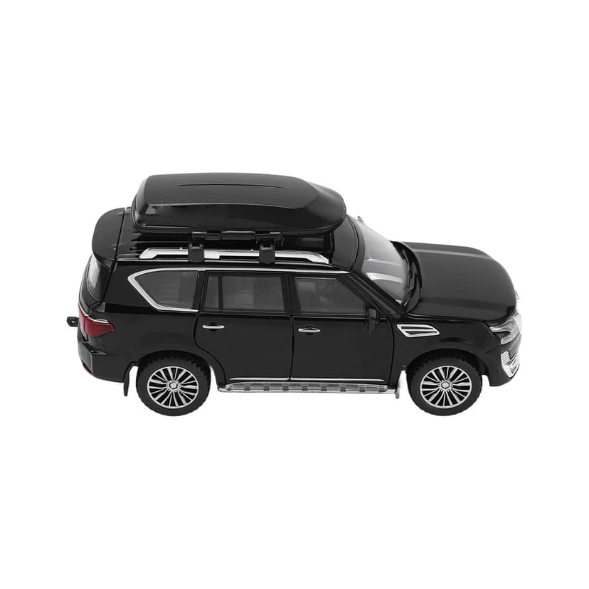 RiToEasysports Modèle de Voiture SUV 1/32 en Métal Alliage Moulé Sous Pression Jouet Voiture avec Son et Lumière pour Garçons et Filles (Noir) - 3