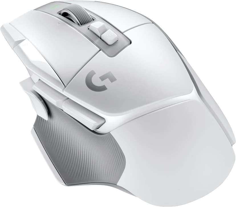 Logitech G G502 X Lightspeed Souris Gaming sans Fil - Souris Optique avec Boutons optiques-mécaniques Hybrides LIGHTFORCE, Capteur Gaming Hero 25K, Compatible PC - macOS/Windows - Blanc - 1