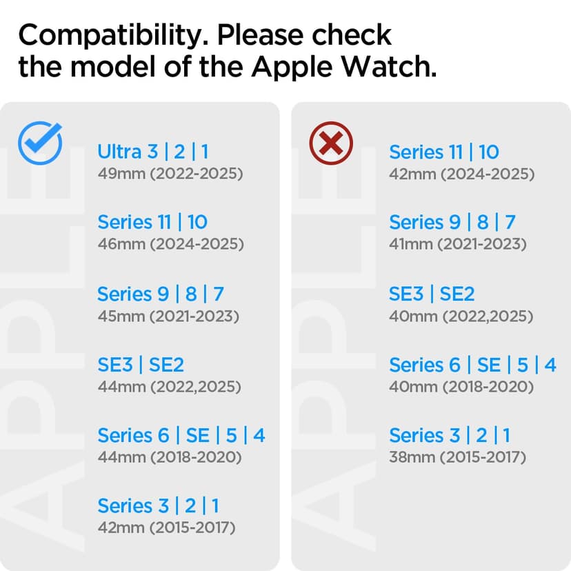 Spigen Nano Pop Bracelet en Silicone Compatible avec Apple Watch Ultra 3/2/1 49mm, Series 11/10 46mm, Series 9/8/7 45mm, 44mm - Orange Beige - 2