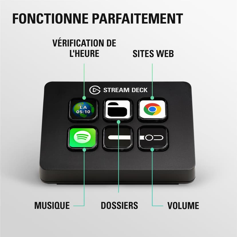 Elgato Stream Deck Mini – Control Zoom, Teams, PowerPoint, MS Office and More, Boost Productivity with Seamless Integration for Daily Apps, Set Up Shortcuts Easily, Compatible with Mac and PC - 5