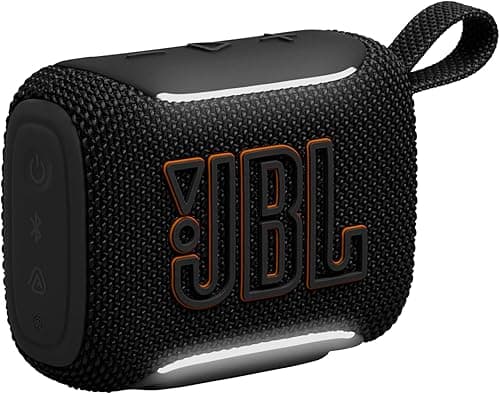 JBL GO 5 Ultra-Portable Bluetooth Speaker with Big JBL Pro Sound and Punchy Bass, AirTouch Pairing, Waterproof Design and 10-Hour Playtime, Black