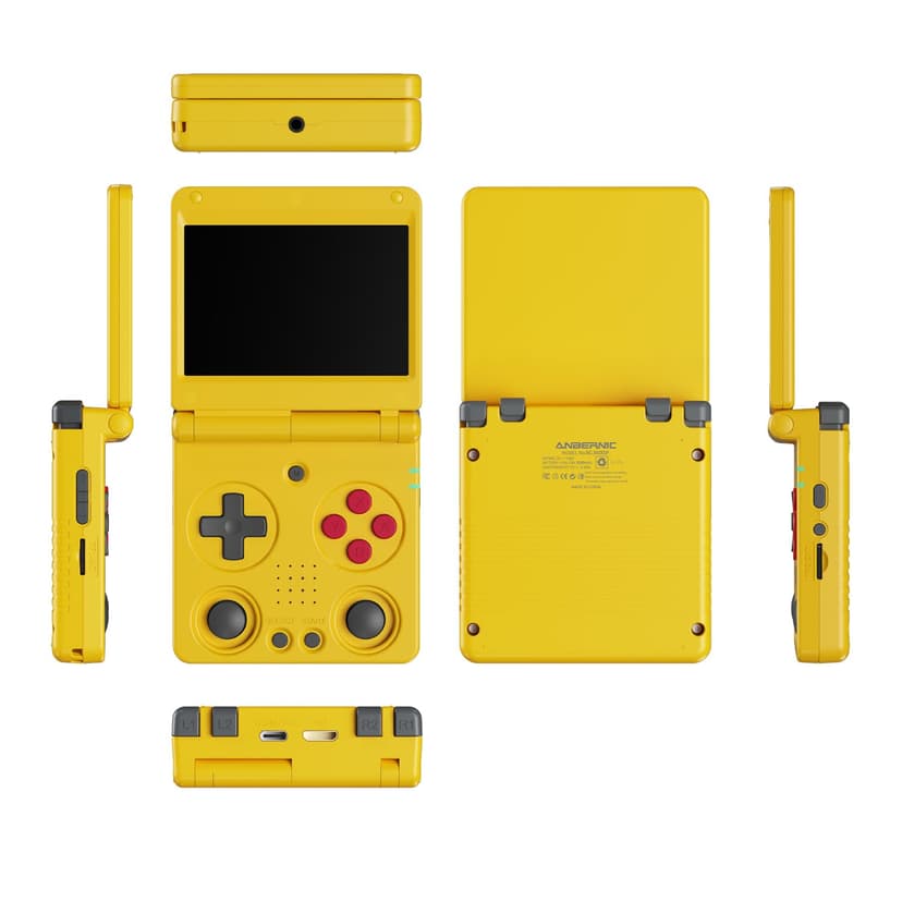 RG34XXSP Retro Handheld Game Console RG34XX SP Retro Gaming Console with 64G Preloaded Games,3300 mAh Battey,3.4 inch Screen Portable Pocket Arcade Support 30+ Simulators 5G WiFi Bluetooth HD Indigo - 6