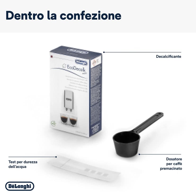 De'Longhi Magnifica S ECAM11.112.B, Kaffeevollautomat mit Milchaufschäumdüse für Cappuccino, mit Espresso Direktwahltasten und Drehregler, 2-Tassen-Funktion, Schwarz - 8