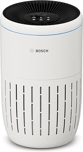 Bosch Air 2000 Air Purifier - Removes Pollutants, Includes Air Filter and Sleep Mode (< 25 dB(A)) - For Areas up to 37.5 m²- With Smart Sensor & Auto Mode - CADR: 180 m³/h