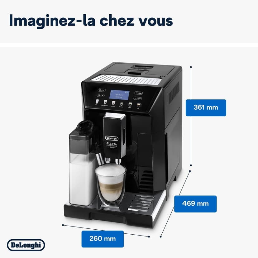 De'Longhi ECAM46.860.B coffee maker Fully-auto Drip coffee maker 2 L - 8