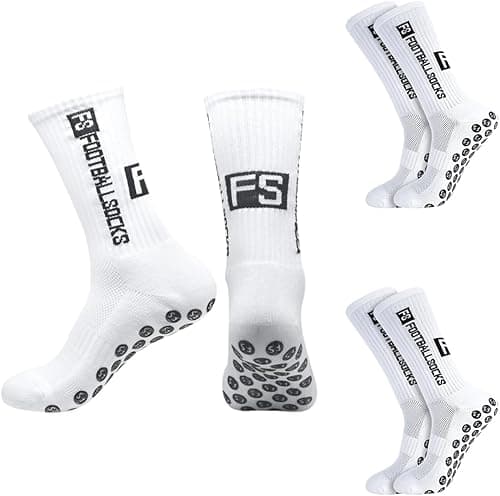 ZEPIQOR 3 Paires Chaussette Antidérapante Foot Chaussette…