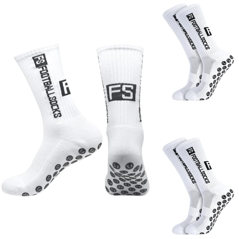ZEPIQOR 3 Paires Chaussette Antidérapante Foot Chaussette… - 1