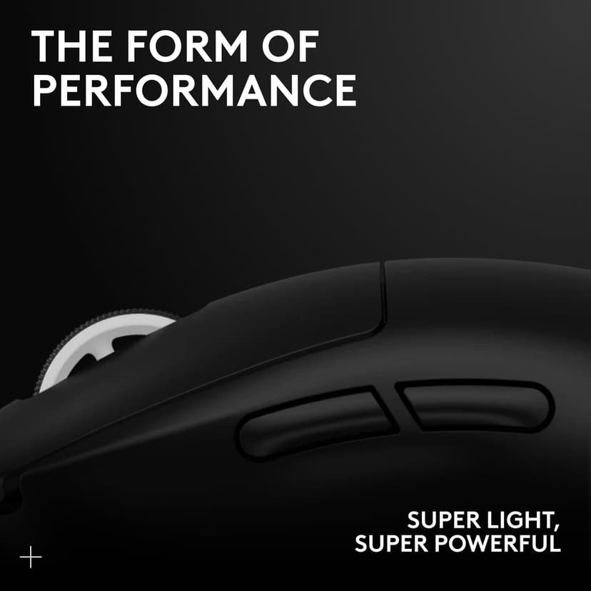 Logitech G PRO X SUPERLIGHT 2 wireless gaming mouse, East Europe Packaging, 60 g pro-grade mouse with 5 programmable buttons, 44k DPI sensor, 8 kHz report rate, USB-C charging for PC/Mac - Black - 2