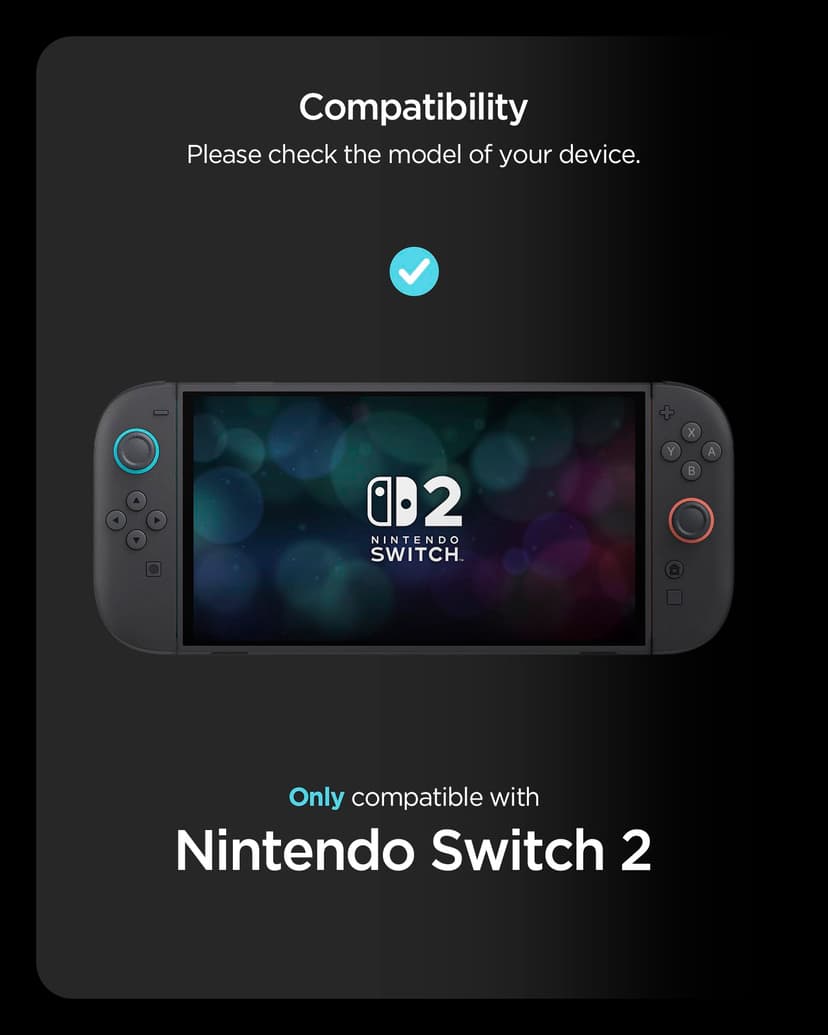 Spigen Snap Switch Case Compatible with Nintendo Switch 2 - Black - 2