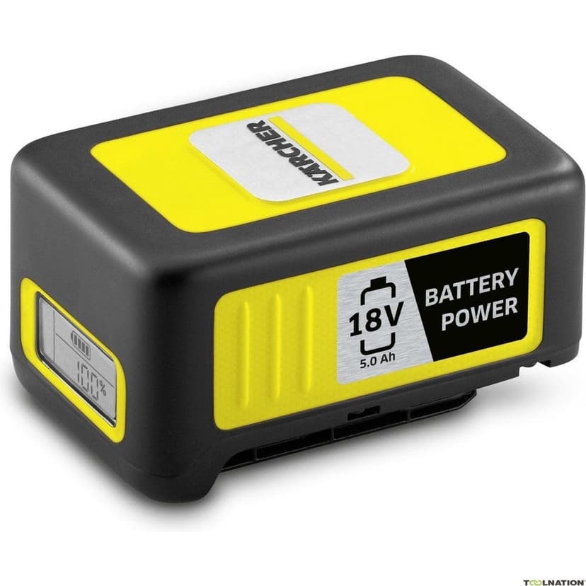 Kärcher 2.445-035.0 18 V / 5.0 Ah Rechargeable Battery, Black, Yellow, 95.0 mm*96.0 mm*142.0 mm - 4