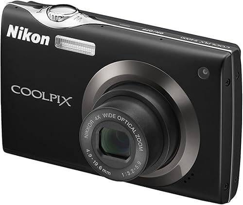 Nikon Coolpix S4000 Digital Camera 12 Megapixels 4x Wide Angle Zoom 7.5 cm (3 Inch) Touchscreen Black