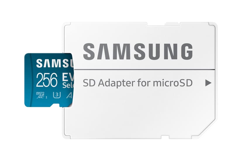 Samsung EVO Select (2024) microSD card + SD adapter, 256GB, Memory card for smartphone and tablet, UHS-I U3, 4K UHD, Full HD, 160 MB/s Read, MB-ME256SA/EU - 4
