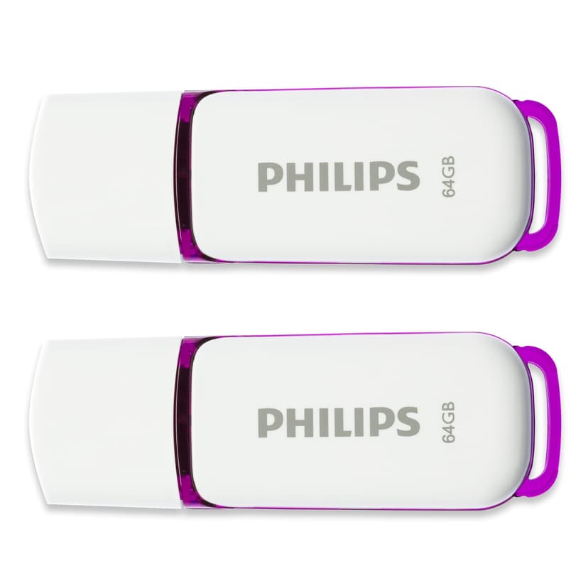 Unità flash USB Philips Snow Edition 64 GB, USB 2.0, confezione da 2 - 4