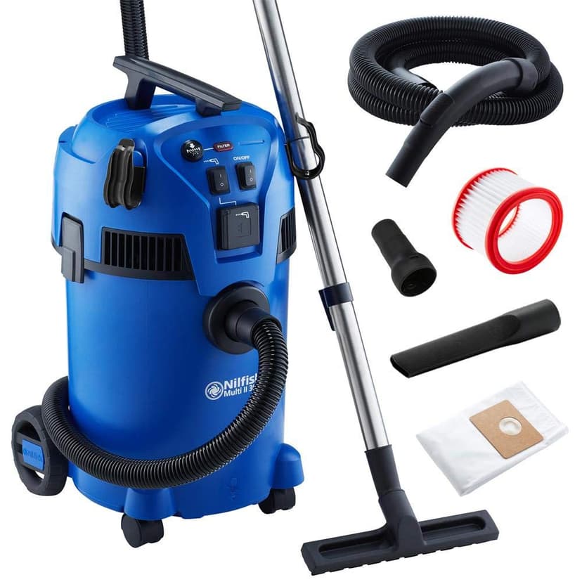 Nilfisk Multi II 30L T Aspirateur Eau et Poussière avec Prise Électrique pour la Maison, Jardin et Voiture (1400 W) - 4