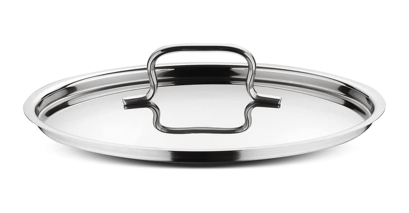 Lagostina Sfiziosa Batterie de Cuisine en Acier Inox 18/10, Casseroles Induction, Gaz et Four, 10 Pièces, Fond Lagoseal Plus, Set avec 3 Faitouts, 1 Marmite, 1 Casserole, 1 Pot à Lait, 4 Couvercles - 7