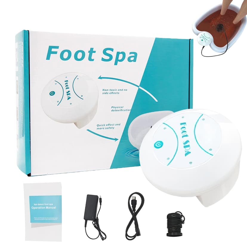 Bain De Pieds Ionique Detox, Spa Pied Électrolyse Pour Ma… - 1