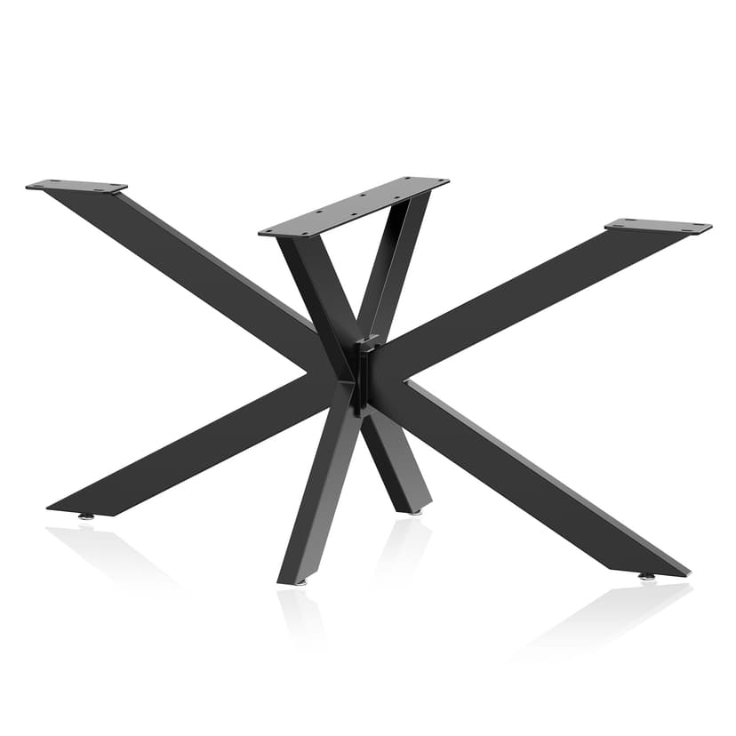 XPOtool Table Base Steel Spider Table Rack 71x78x150cm Bl… - 1
