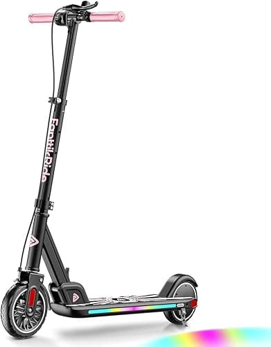 FanttikRide T9 Apex Trottinette Électrique Enfant 130–170 cm, Moteur 200 W, 11/16/19 km/h, Lumières LED Colorées, Haut-Parleur Bluetooth, Écran Digital, Hauteur Réglable, Pliable, sans ABE
