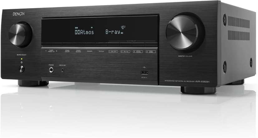 Denon AVR-X1800H 7.2 Channel 145W 8K AV Receiver with HEOS® Built-in - 1