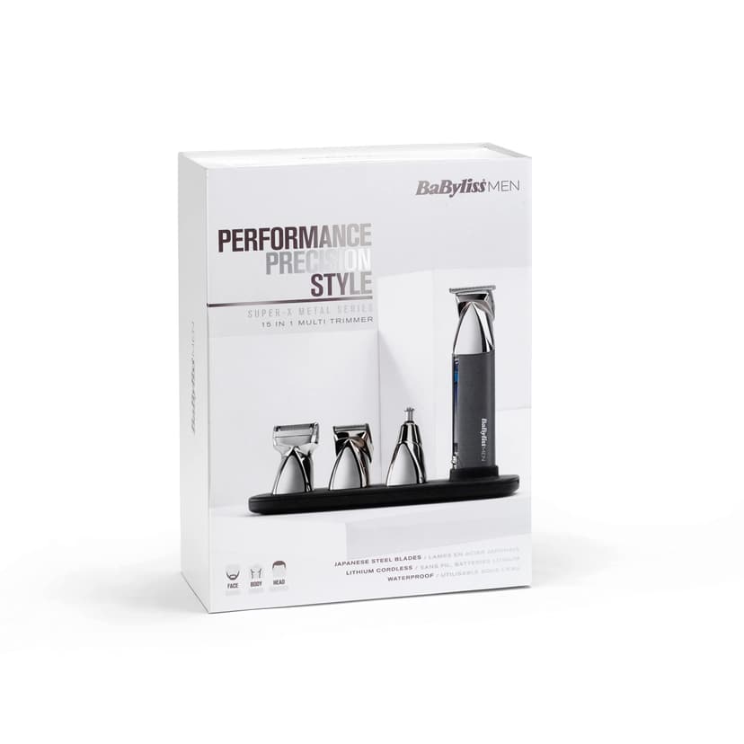 Babyliss MT996E 15-in-1 Super X Metal Series Multi Purpose Trimmer - 7
