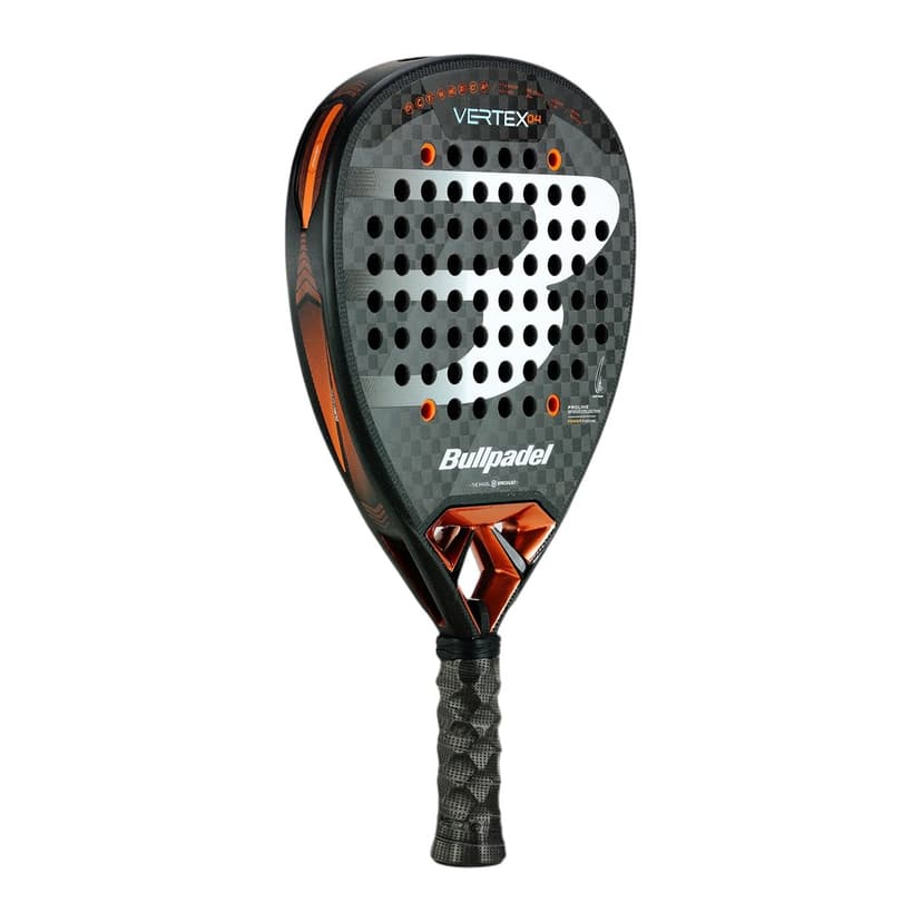 Bullpadel Vertex 04 25 Unstrung 370G Padel Racket Padel Racket Dark Grey - Orange - 2