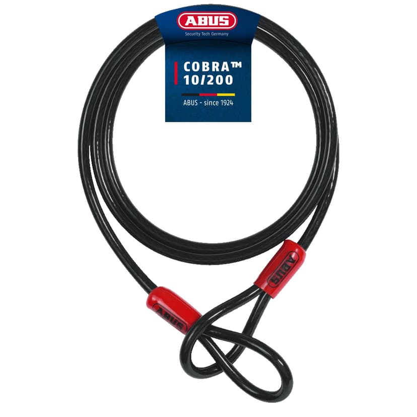ABUS Câble en boucle Cobra 10/200 - Câble en acier gainé … - 1