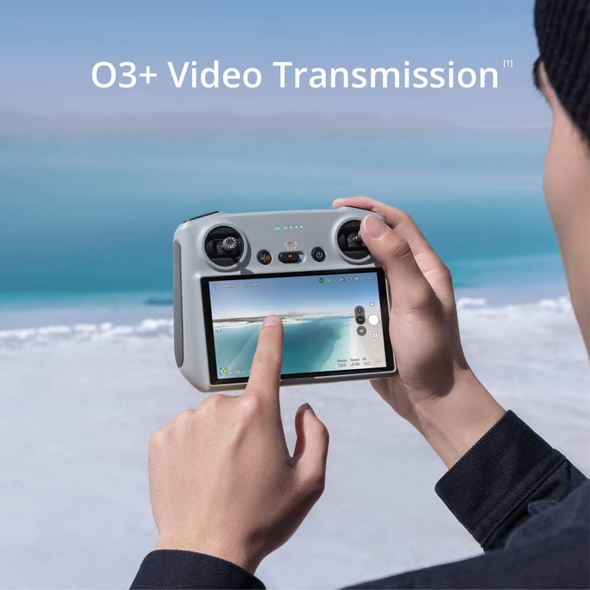 DJI RC - Remote Controller, Lightweight Body, FHD Screen, 4hr Battery, Precision Control Sticks, O3+ Transmission - 2