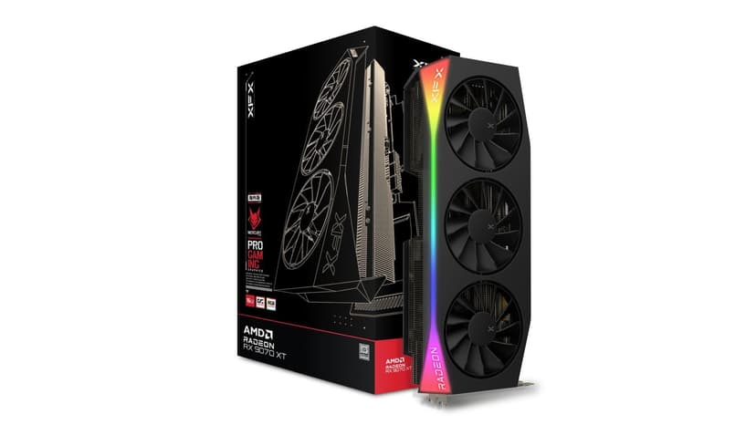 XFX Mercury AMD Radeon RX 9070XT 16GB OC Gaming Graphics … - 1