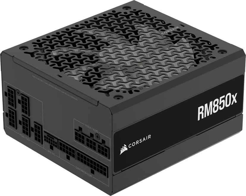 CORSAIR RM850x Alimentation ATX entièrement modulaire et silencieuse – Conformité ATX 3.1 – Prise en Charge PCIe 5.1 – Efficacité Cybenetics Gold – Connecteur natif 12V–2x6 – Noir - 1