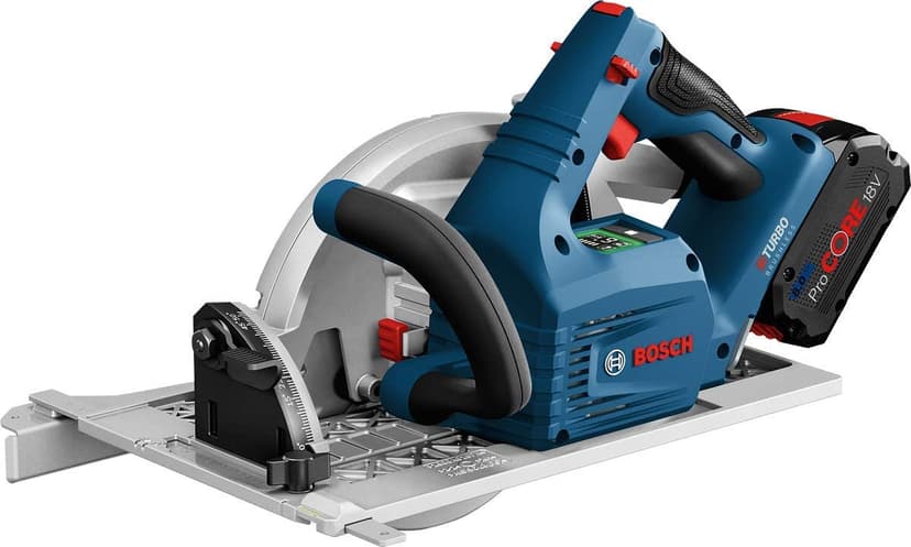 Bosch Professional 18V System BITURBO Cordless Hand-Held Circular Saw GKS 18V-68 GC (2500-5000 min-1 no-Load Speed, Compatible with Guide Rails, Without Battery/Charger, L-BOXX 238) - 5