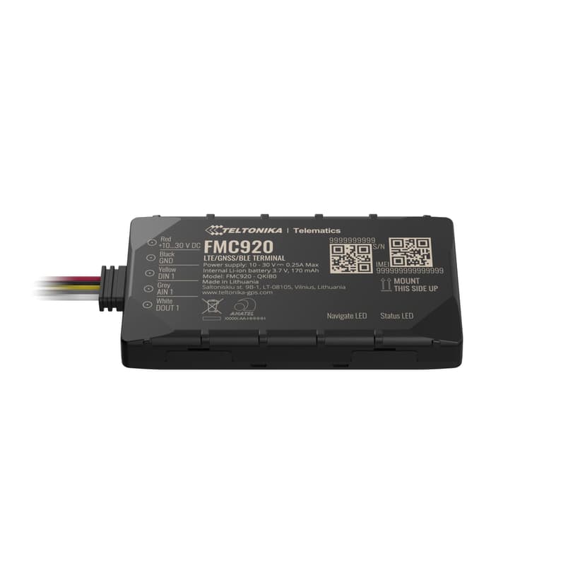 Teltonika FMC920 Cellular Bluetooth Satellite Reception Smartphone Battery Pack - 9