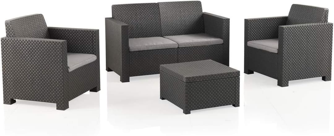 Shaf EVO 2 Seater Sofa Set + 2 Armchairs, Anthracite