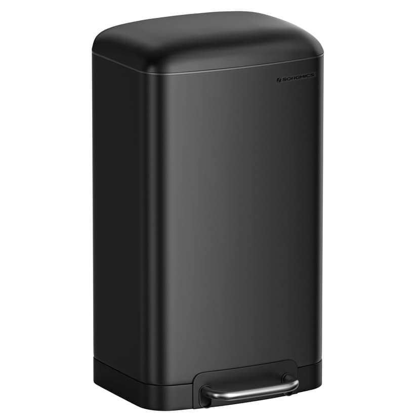 SONGMICS Kitchen Bin, 8 Gallon (30L) Rubbish Bin, Steel P… - 1