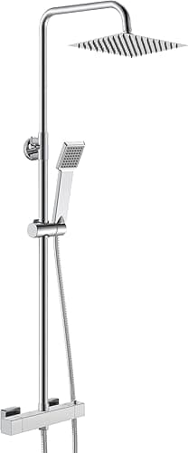 AICA Ensemble de colonne de douche thermostatique pour sa…