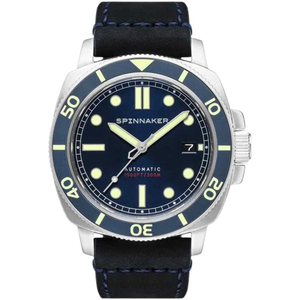 Spinnaker Hull Diver Men's Automatic 3 Hands Watch with D…