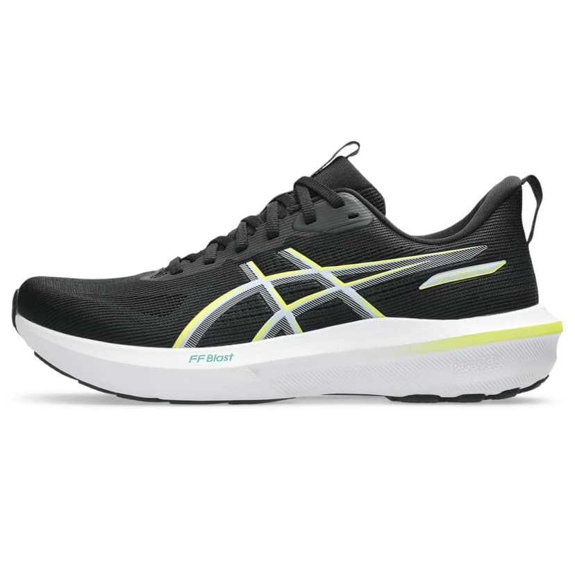 ASICS Men's GT-1000 14 Running Shoes, Black/Citron, 7 UK - 1