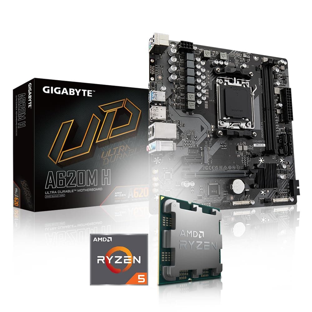 Memory PC Kit d'évolution PC Ryzen 5 7600X 6X 4.7 GHz, 16…