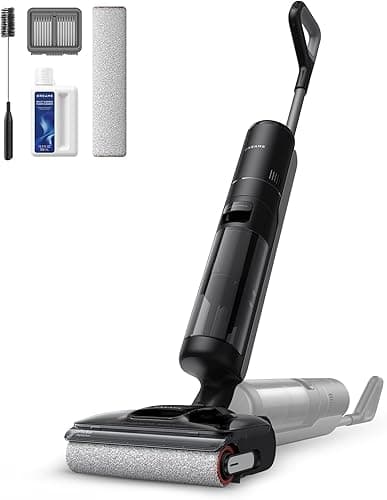 DREAME H12 Pro FlexReach wet and dry vacuum cleaner, 180° flat range, dry in 5 minutes, suction power of 18 kPa, 90 °C hot water, two-edge cleaning, cleaning time of 50 minutes